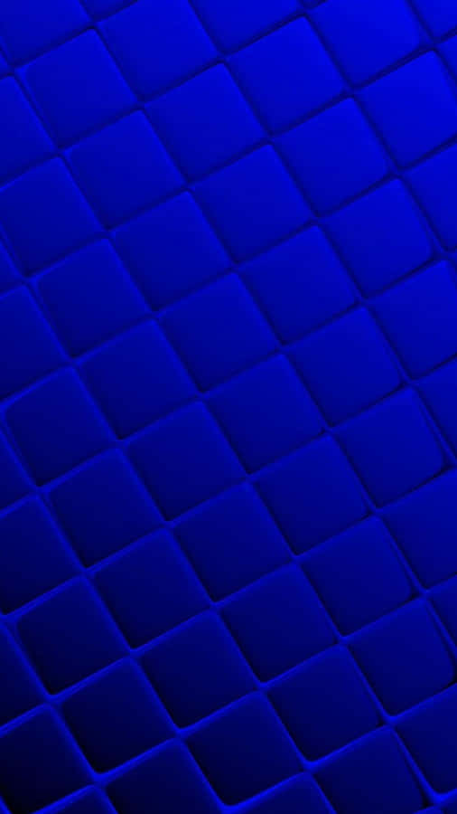 Royal Blue Geometric Pattern Wallpaper