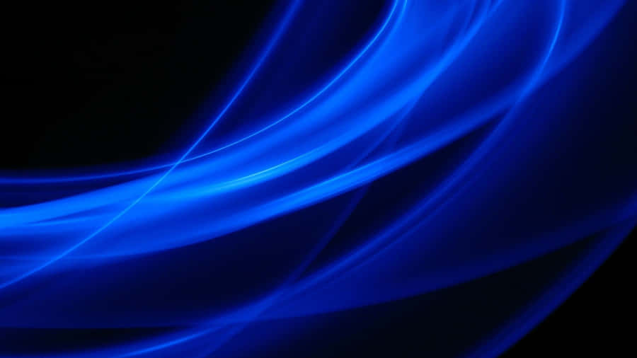 Royal Blue Light Waves Wallpaper