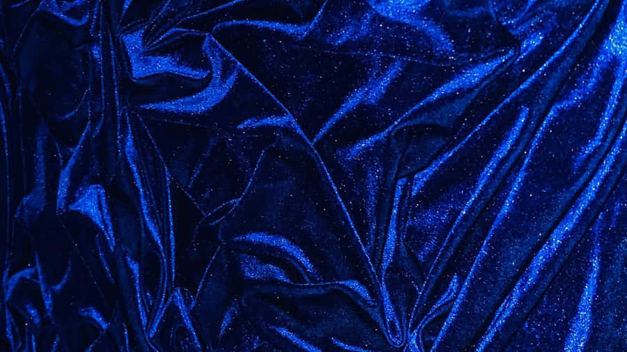 Royal Blue Velvet Texture Wallpaper