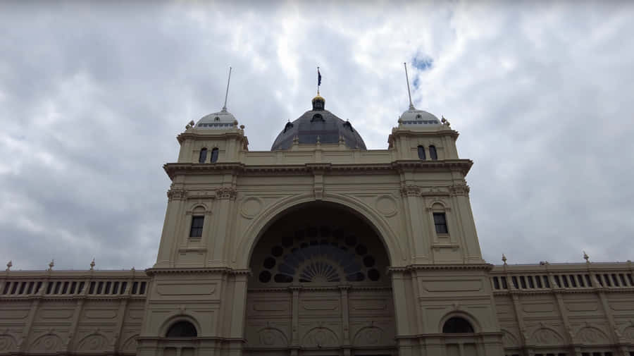 Royal Exhibition Building Facade Wallpaper