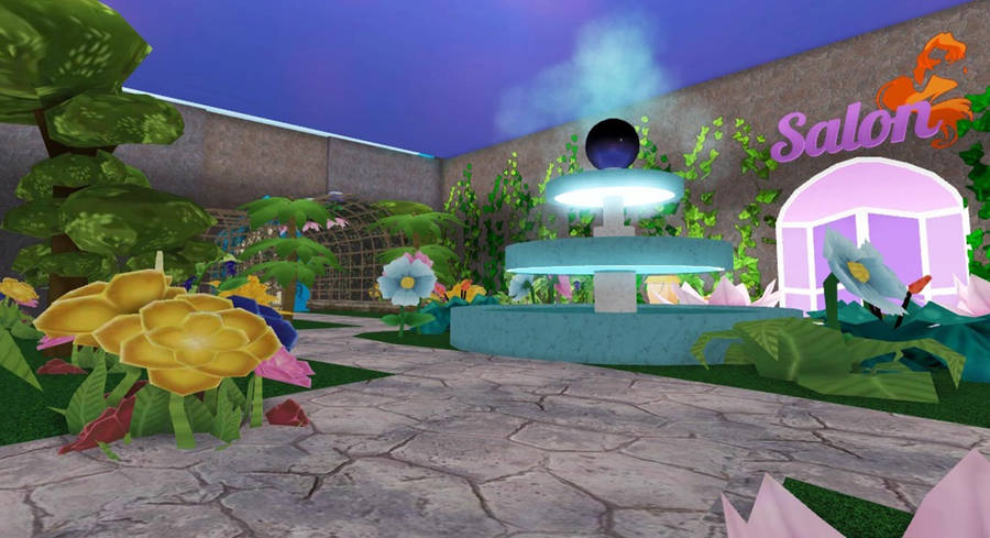 Royale High Hotel Garden Wallpaper