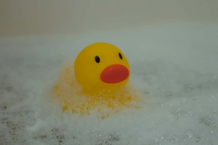 Rubber Duckin Bubble Bath.jpg Wallpaper