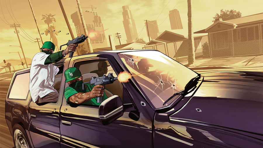 Rule The Street With Gta Online Wallpaper