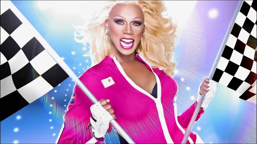 Rupaul's Drag Race Flag Model Wallpaper