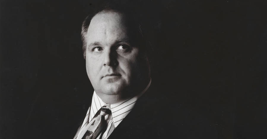 Rush Limbaugh Monochrome Illustration Wallpaper