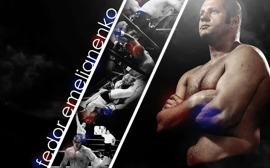 Russian Mixed Martial Artist Fedor Emelianenko Graphic Art Wallpaper