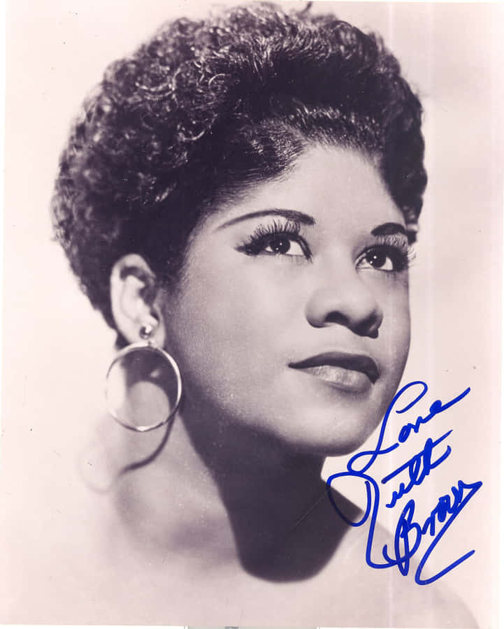 Ruth Brown Autograph Wallpaper