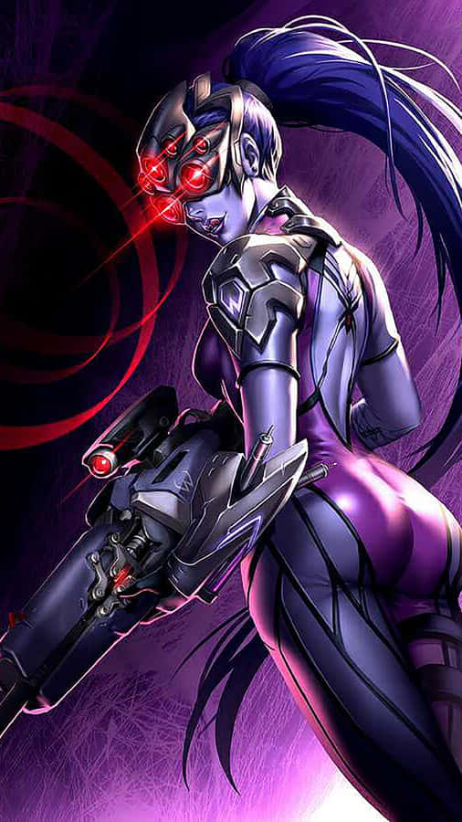 “ruthless Widowmaker And Her Unyielding Strength” Wallpaper