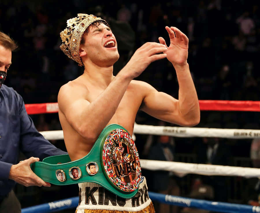 Ryan Garcia Wearing Crown Wallpaper