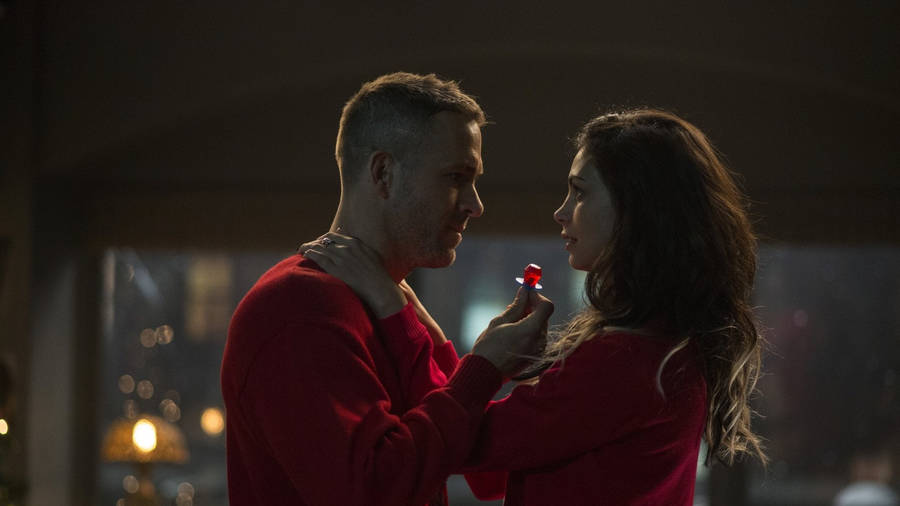 Ryan Reynolds Deadpool Ring Pop Proposal Wallpaper