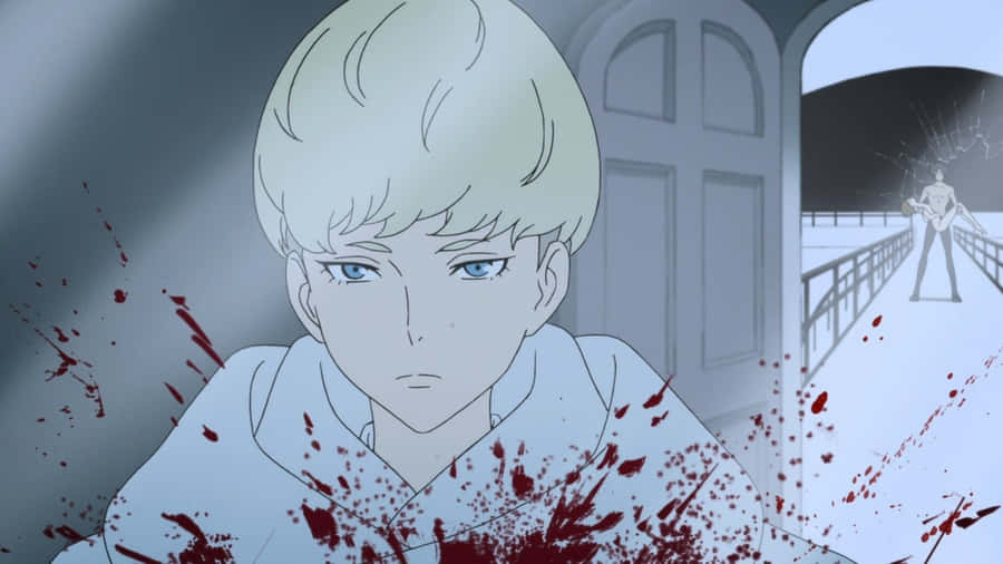 Ryo Asuka Bloodied Expression Wallpaper