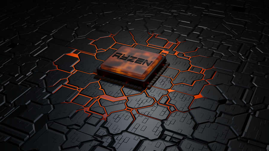 Ryzen C P Uon Hexagonal Background Wallpaper