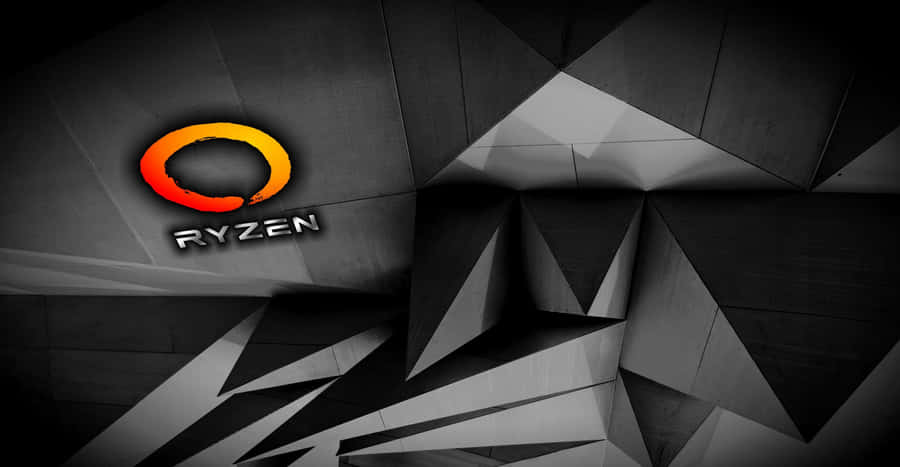 Ryzen Logo Abstract Background Wallpaper