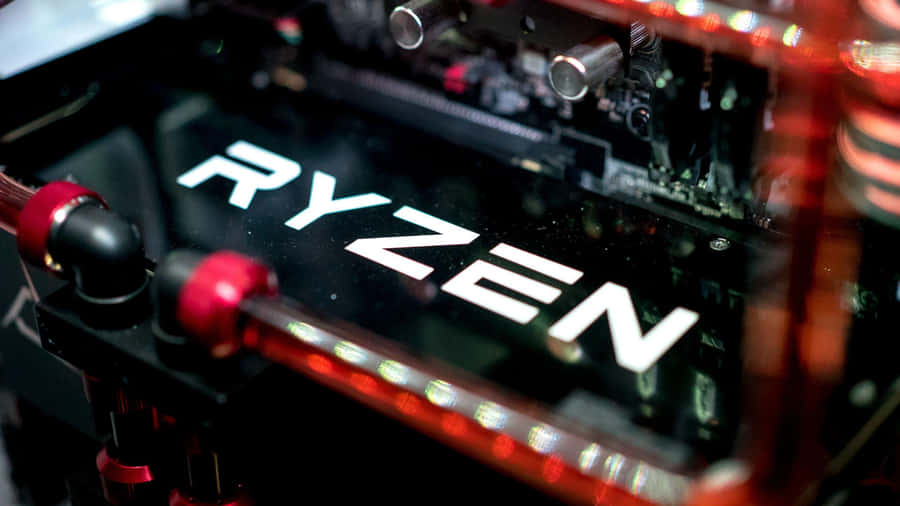 Ryzen Processor Closeup Wallpaper