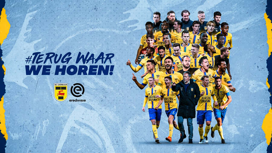S C Cambuur Celebration Eredivisie Promotion Wallpaper