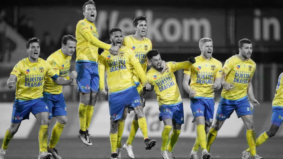 S C Cambuur Celebration Selective Color Wallpaper