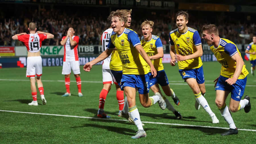 S C Cambuur Celebrationon Field Wallpaper