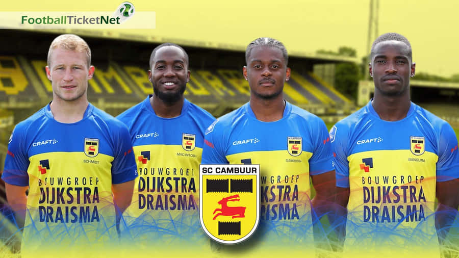 S C Cambuur Players Presentation Wallpaper