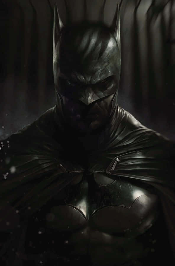 Sad Batman In Dark Shadows Wallpaper