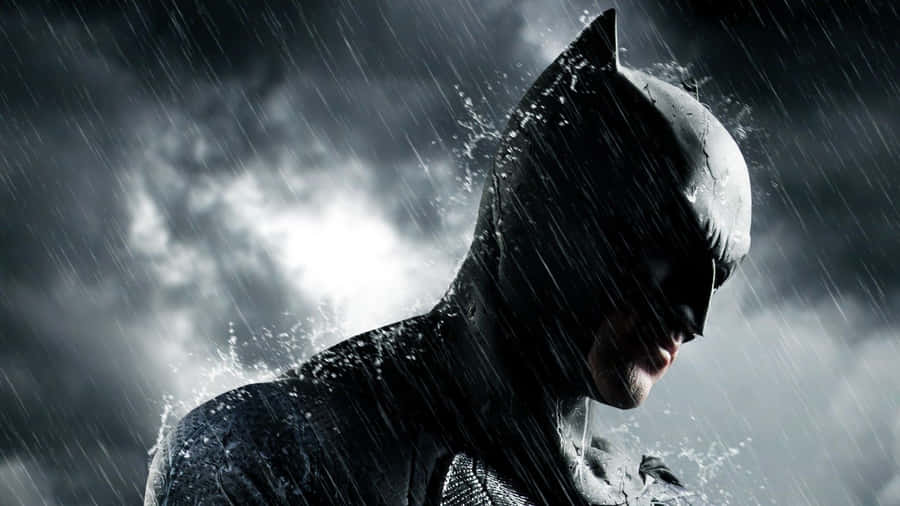 Sad Batman In Rain Wallpaper