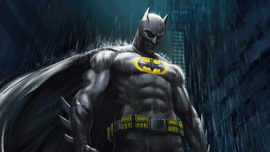 Sad Batman In The Rain Wallpaper