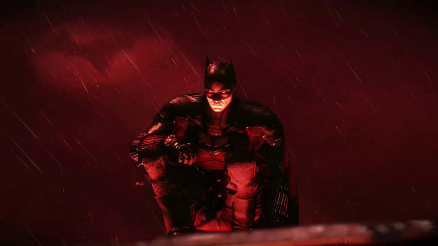Sad Batman In The Rain Wallpaper