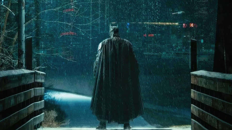 Sad Batman In The Rain Wallpaper