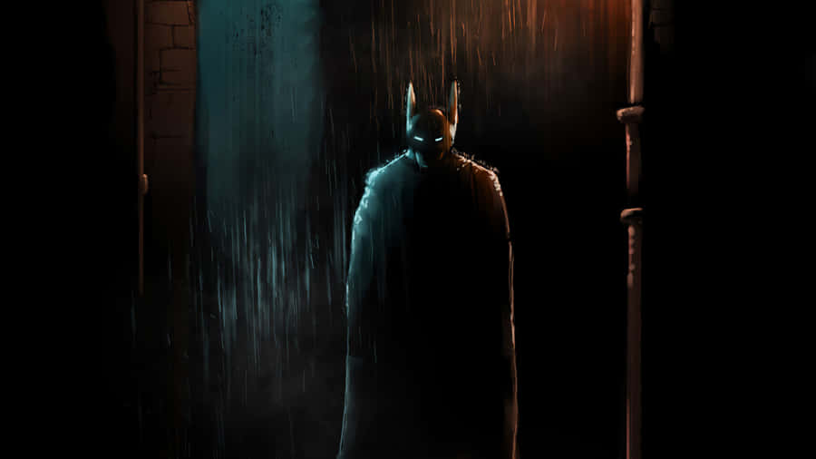 Sad Batman In The Rain Wallpaper
