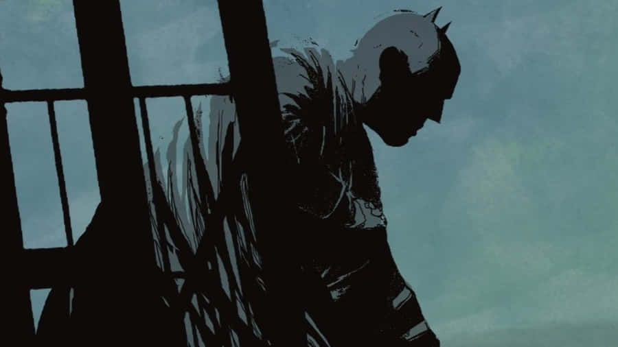 Sad Batman Silhouette Wallpaper