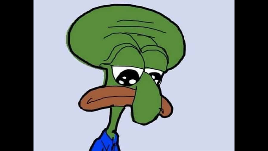 Sad Pepe Squidward Funny Discord Pfp Wallpaper