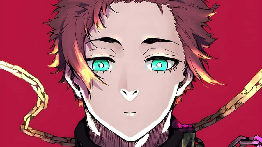 Sae Itoshi Intense Gaze Wallpaper