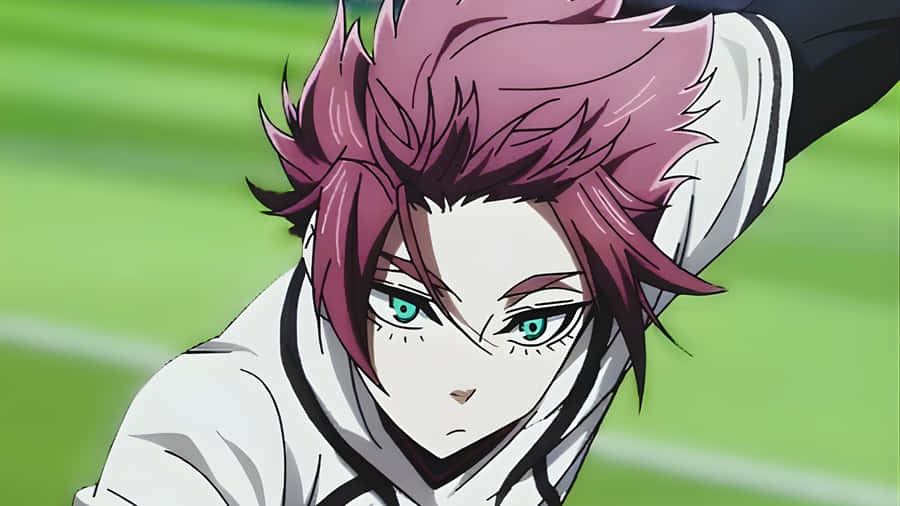 Sae Itoshi Intense Soccer Moment Wallpaper