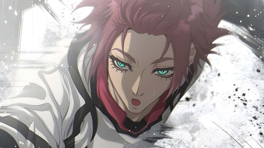 Sae Itoshi Intense Soccer Moment Wallpaper