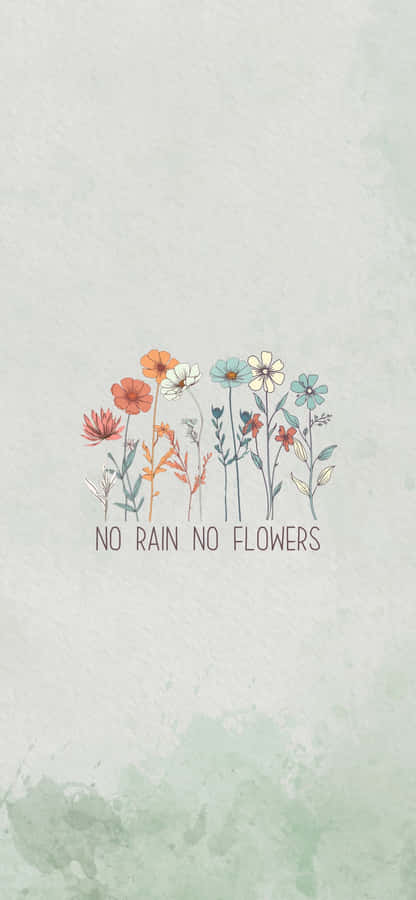 Sage Green Floral Aesthetic Wallpaper Wallpaper