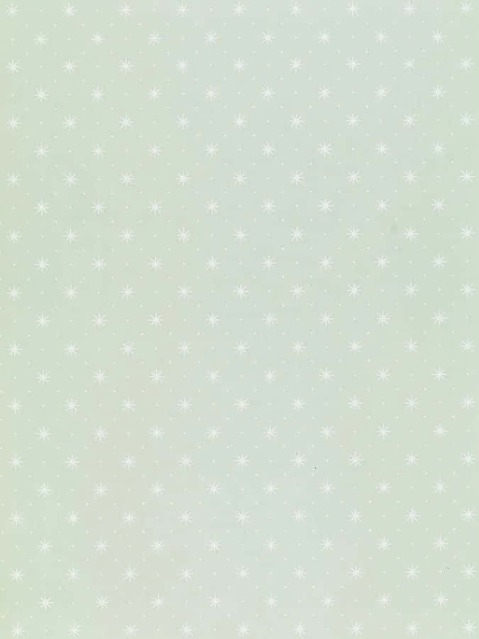 Sage Green Floral Pattern Background Wallpaper