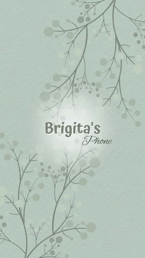 Sage Green Phone Wallpaperwith Branches Wallpaper