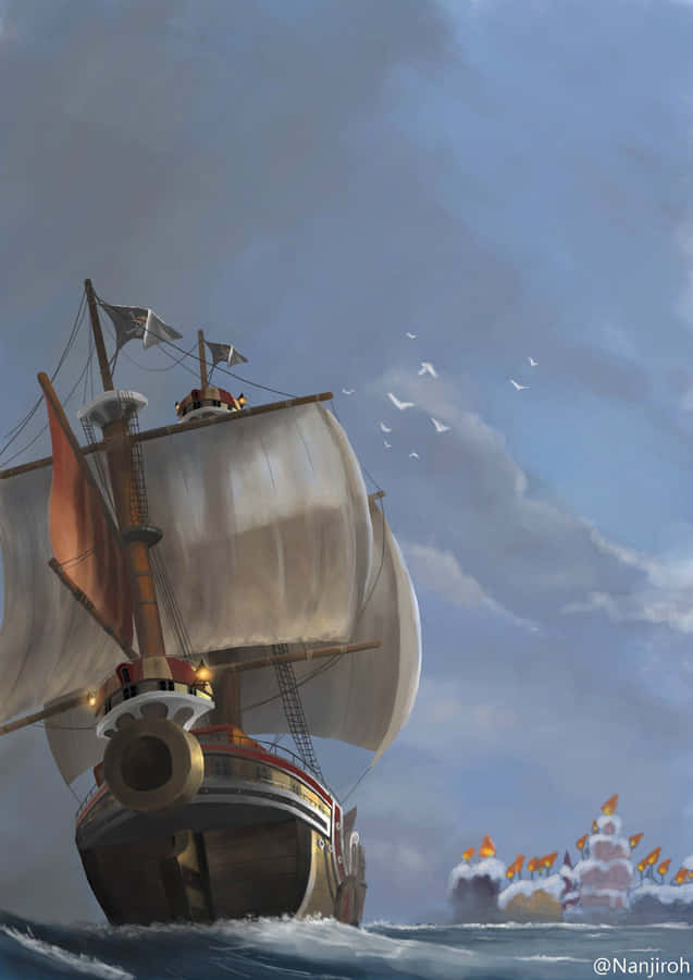 Sail Off To New Adventures With Thousand Sunny Wallpaper