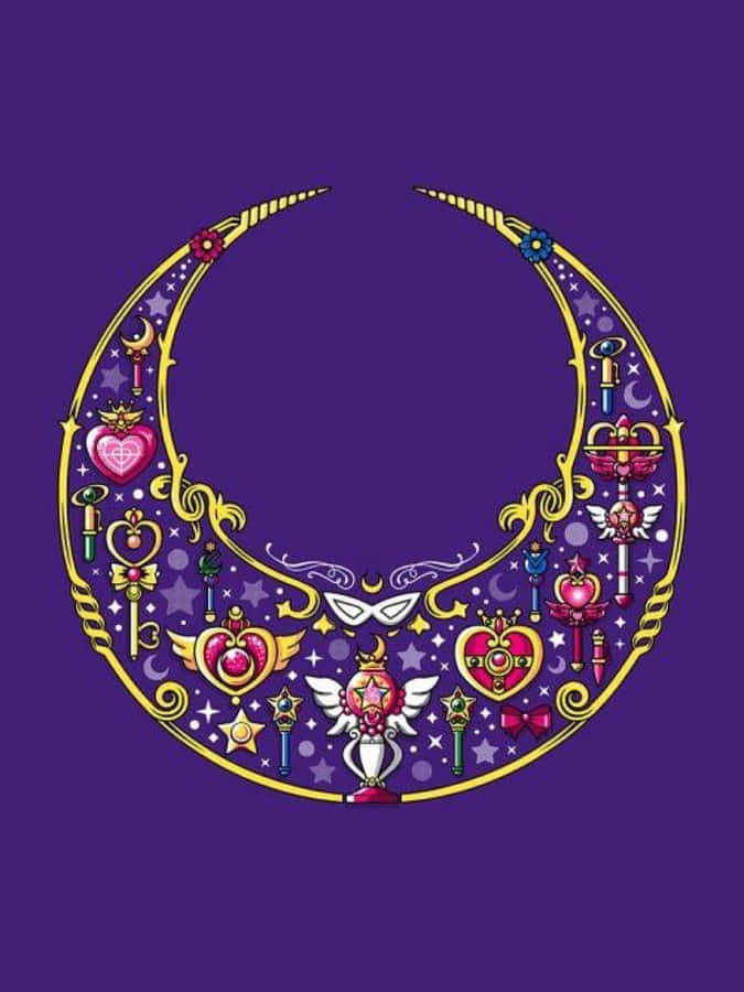 Sailor Moon Poses With Her Ipad Wallpaper