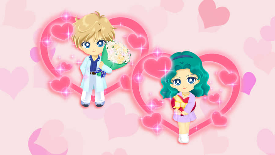 Sailor Uranus Blasts Her Way To Victory Wallpaper