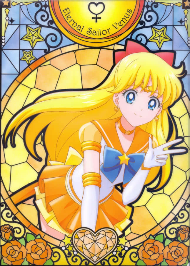 Sailor Venus, Defender Of Love And Justice Wallpaper