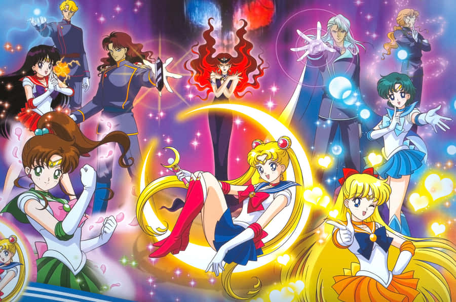 Sailor Venus Defends Against Evil Wallpaper
