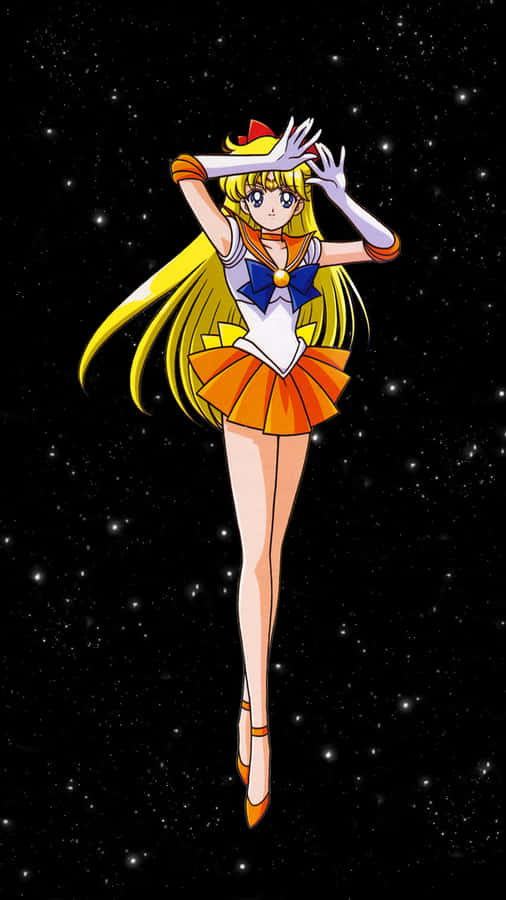 Sailor Venus From The 1990s Classic Anime, Sailor Moon Wallpaper