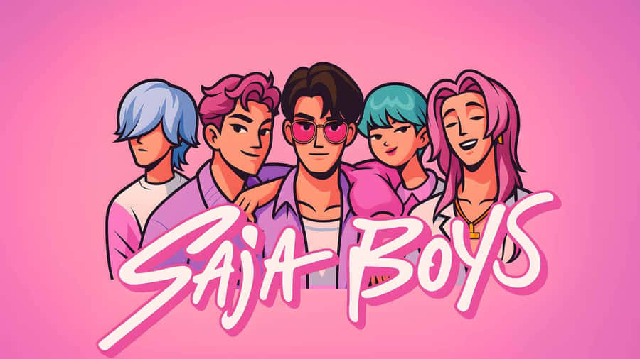 Saja Boys Group Art Wallpaper
