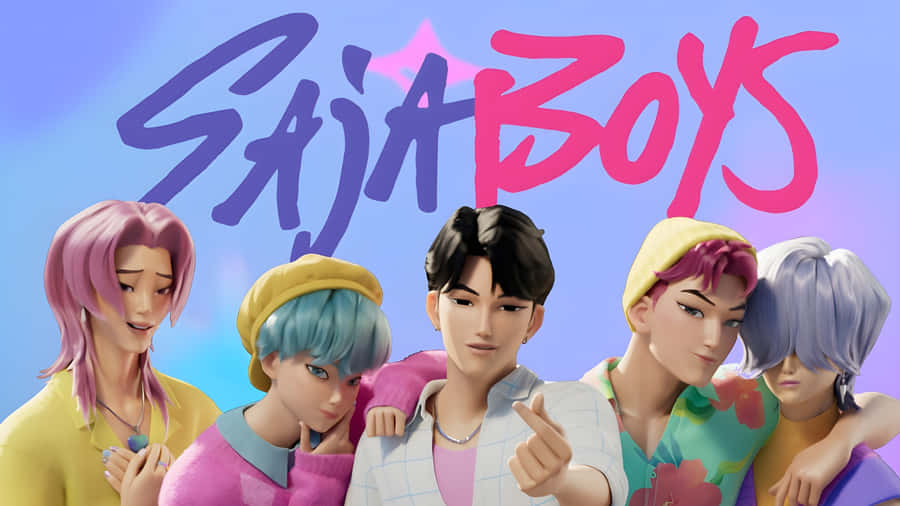 Saja Boys Group Portrait Wallpaper