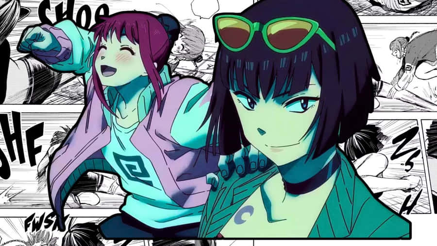 Sakamoto Days Characters Style Wallpaper