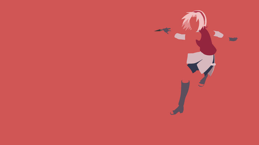 Sakura Haruno Vector Illustration Wallpaper