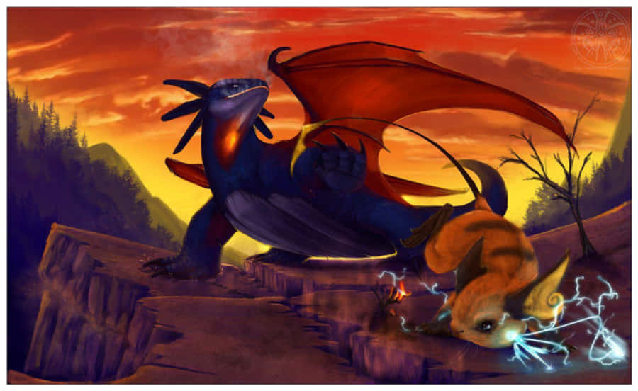 Salamence Raichu Wallpaper