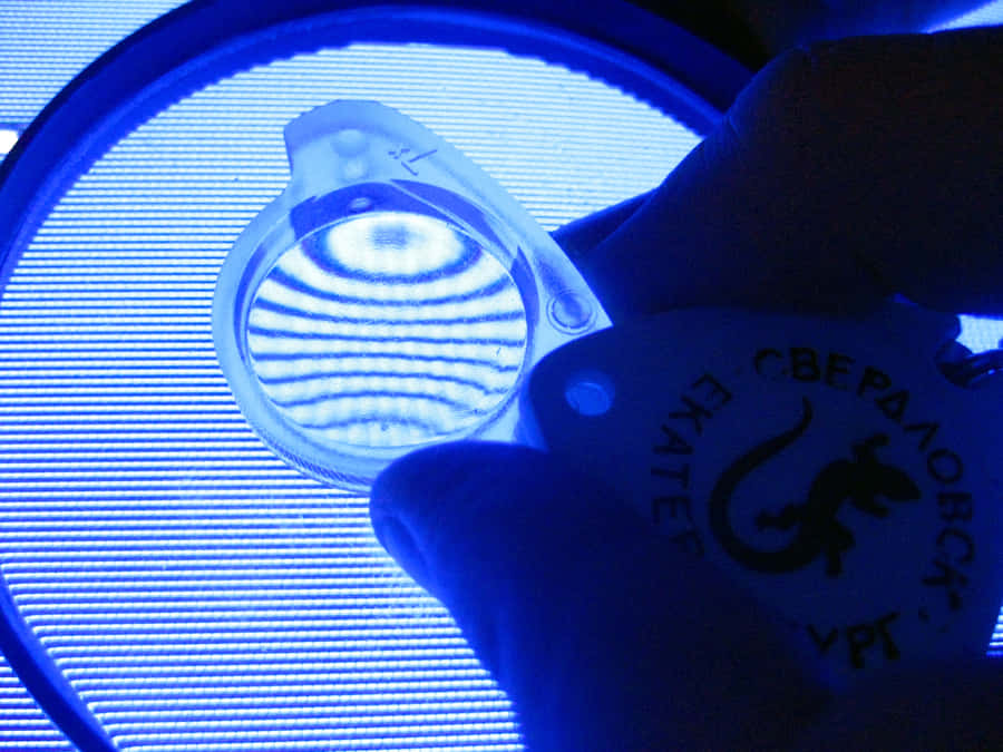 Salient View On Magnifying Glass Wallpaper