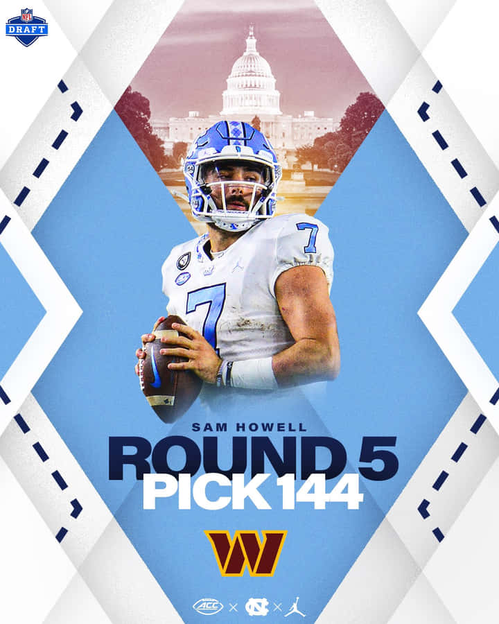 Sam Howell N F L Draft Pick Announcement Wallpaper