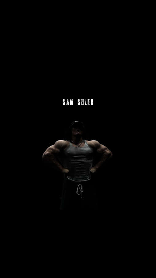 Sam Sulek Muscular Silhouette Wallpaper